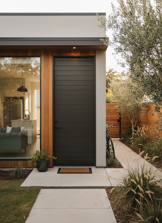 Contemporary Flush Entry Door