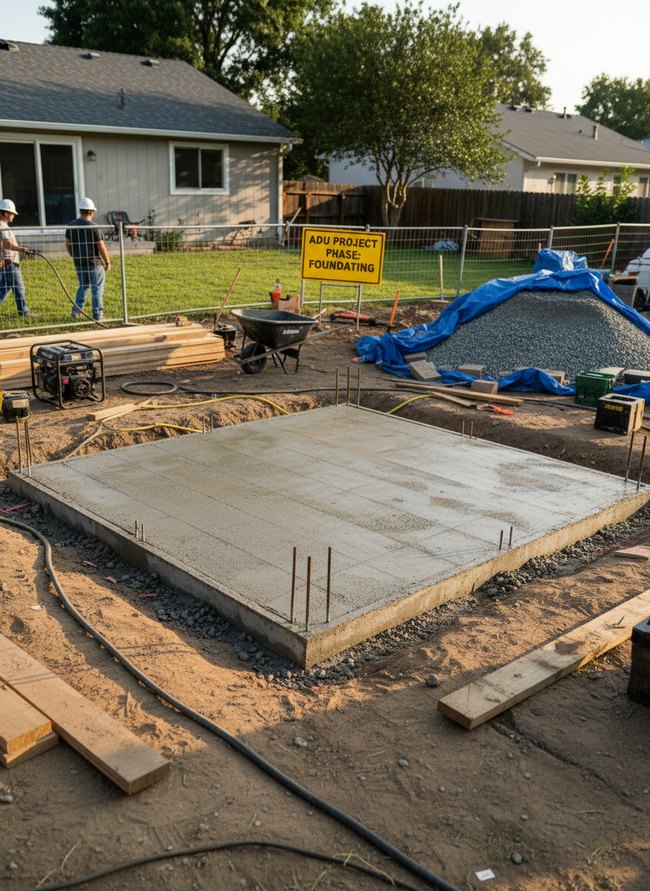 Foundation Pouring Period