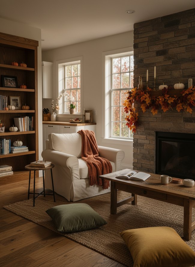 Autumn Hearth Living Arrangement