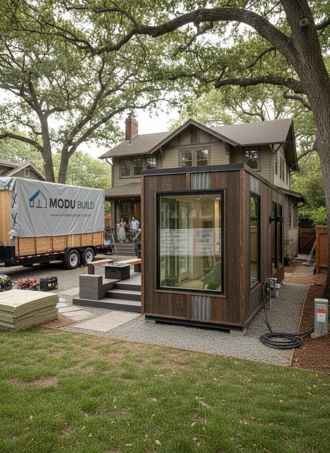 Compact Prefab Guest Suite
