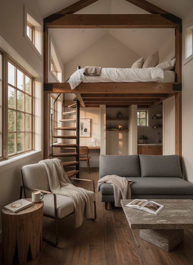 Lofted Bedroom Retreat