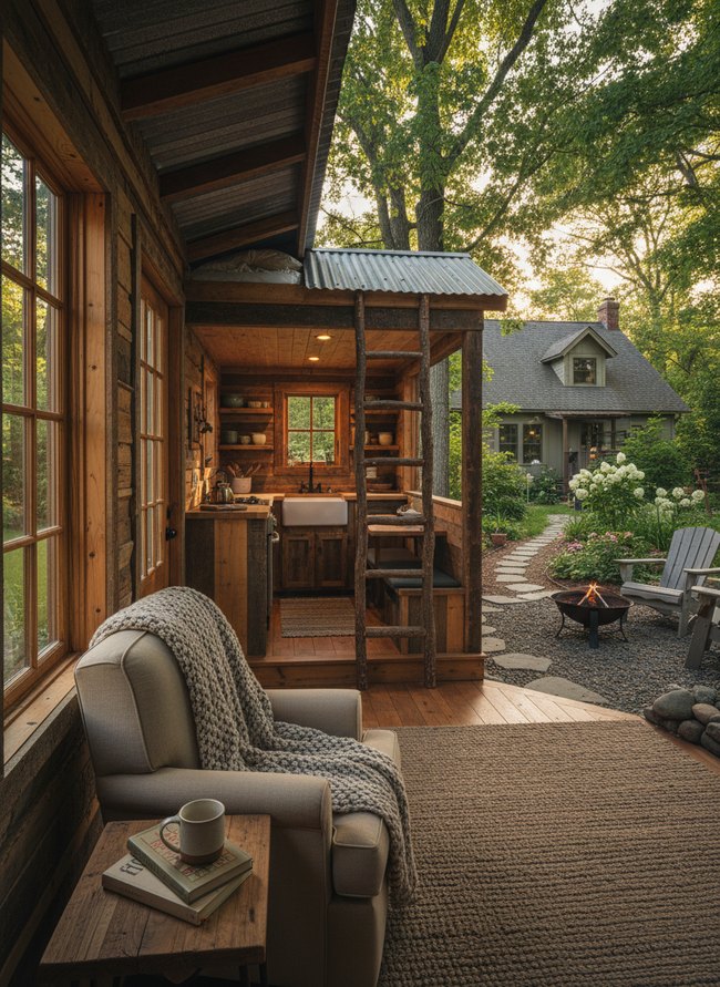 Rustic Woodlander Retreat Cabin