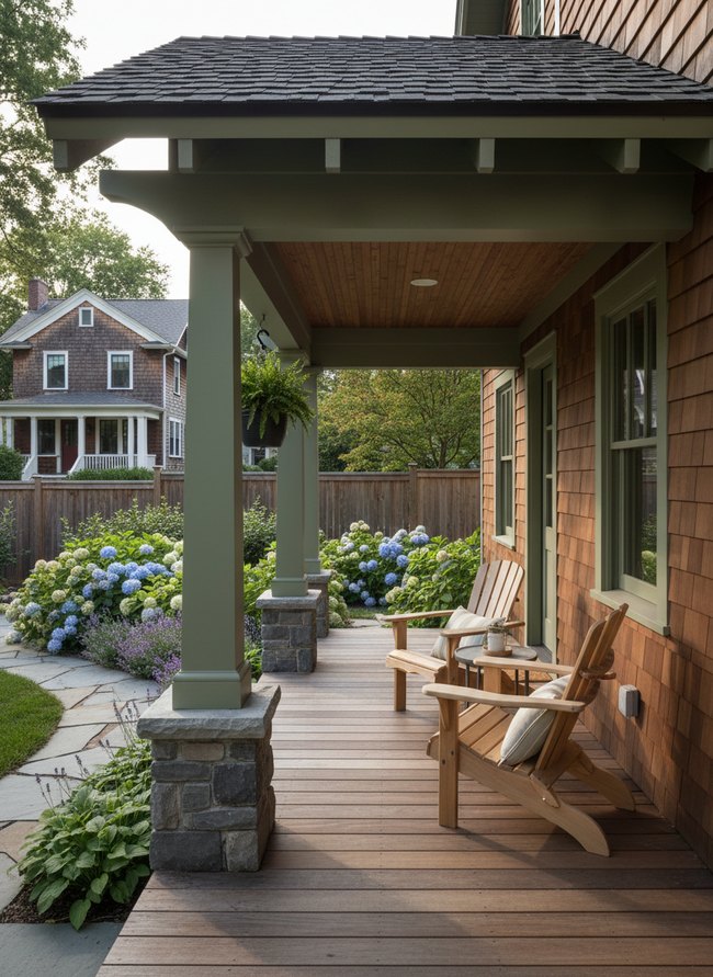 Craftsman Deep Overhang Porch