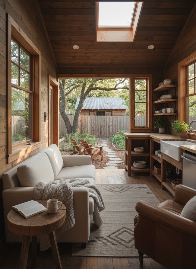 Rustic Woodland Studio Cabin