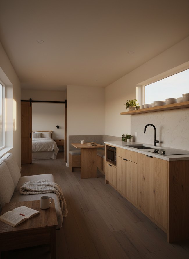 Open Concept Studio Kitchen