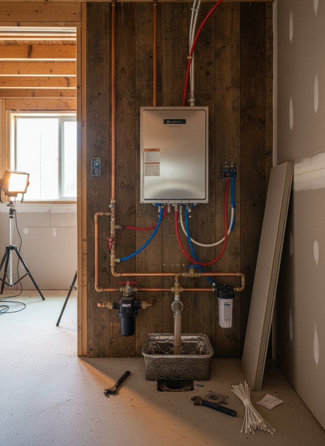 Tankless Hot Water Integration