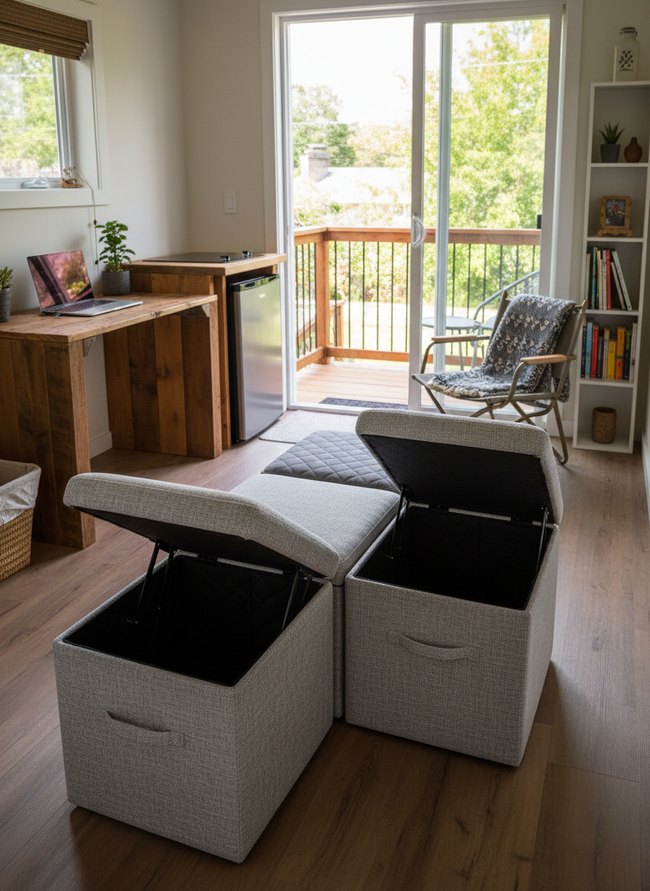 Modular Storage Ottoman