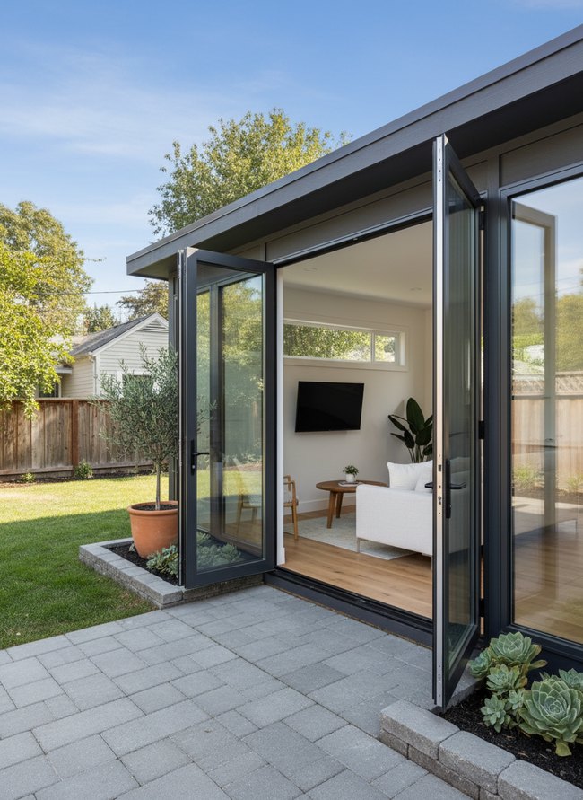 Glass Panel Bi-Fold Doors