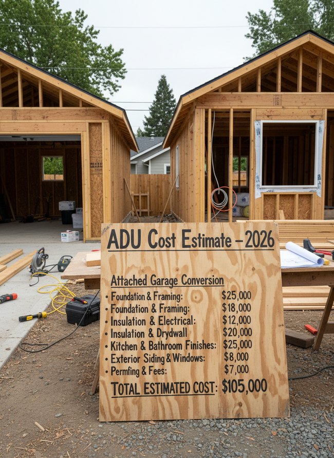 Attached Garage Conversion Cost