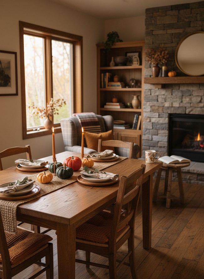 Rustic Woodland Table Setting