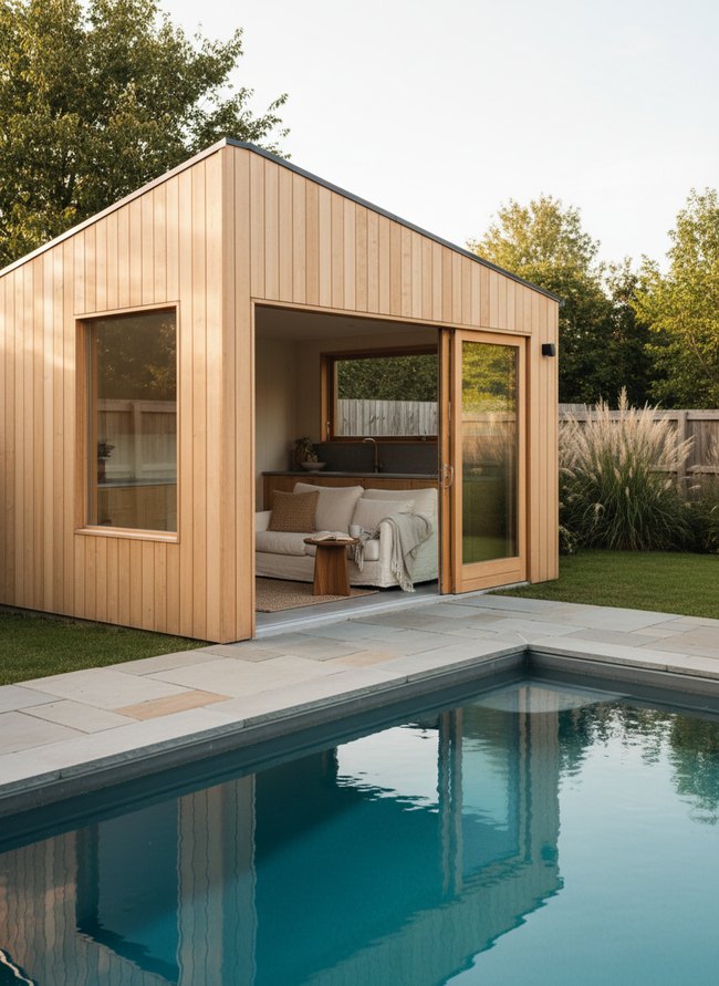 Minimalist Scandinavian ADU Shed