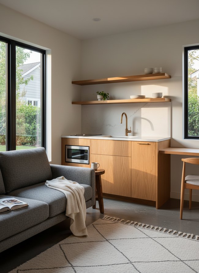 Integrated Kitchenette Nook