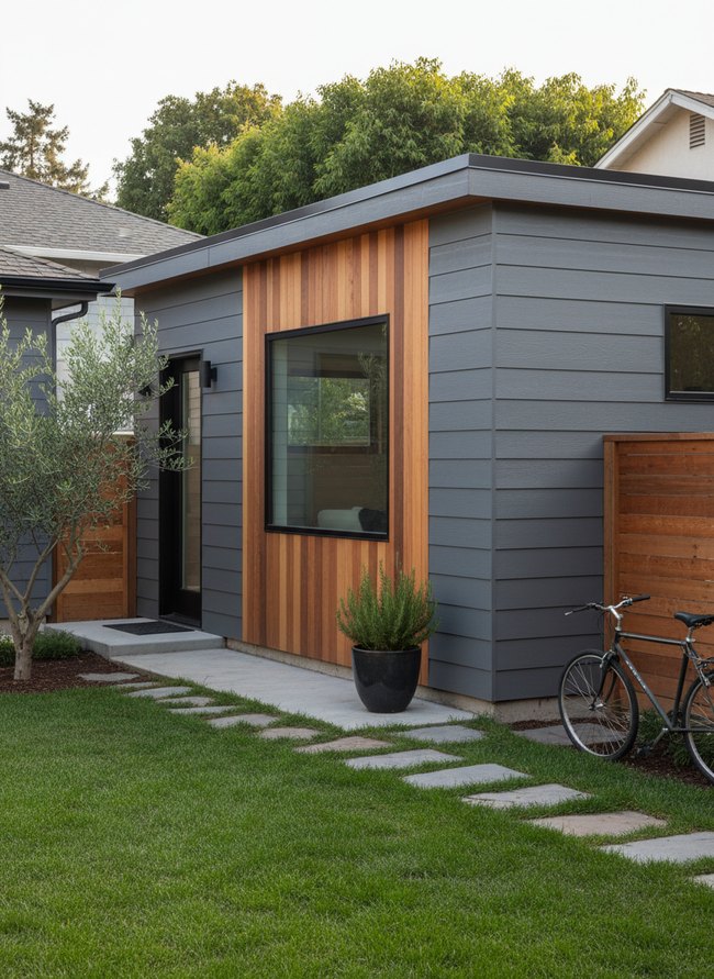 Contemporary Fiber Cement Plank