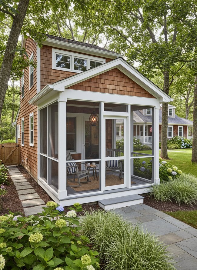 Coastal Breeze Screened Porch