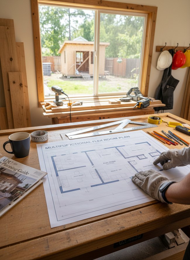 Multifunctional Flex Room Plan