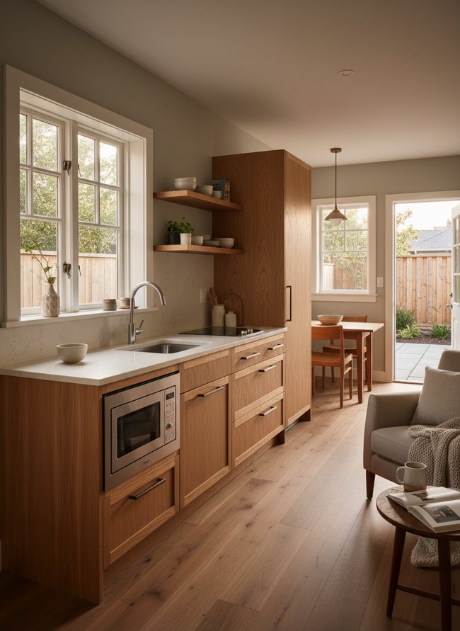 Integrated Appliance Kitchen Nook