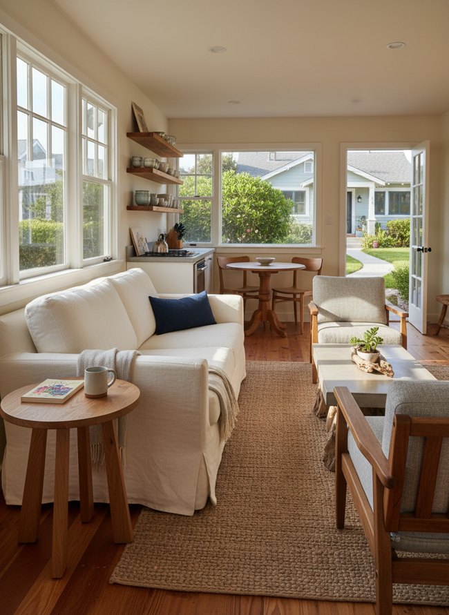 Coastal Retreat ADU Interior