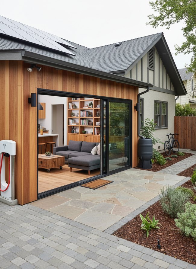 Attached Garage Conversion Living
