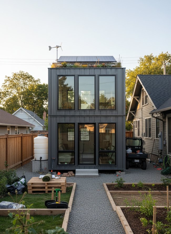 Modern Off-Grid Annex