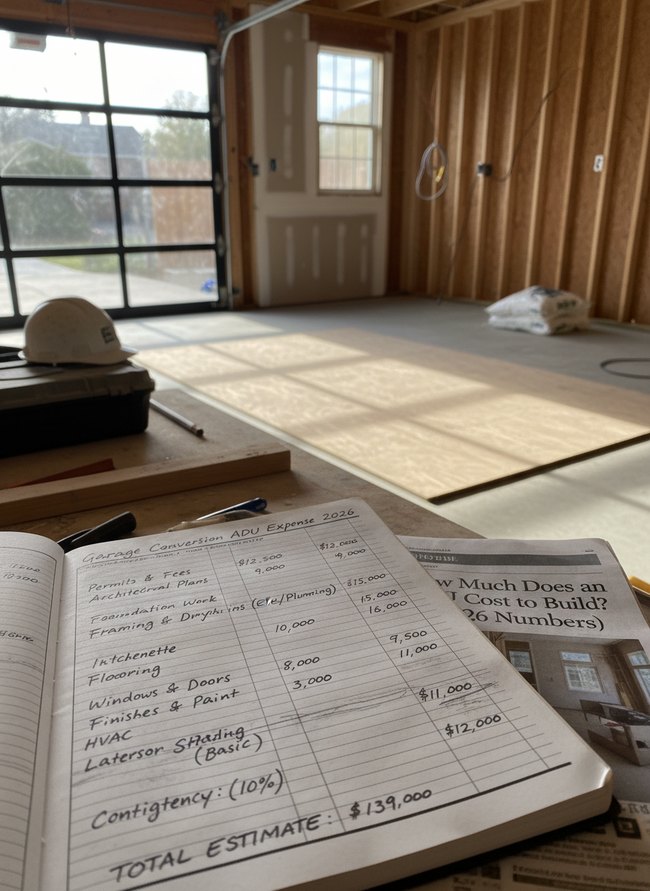 Garage Conversion ADU Expense 2026