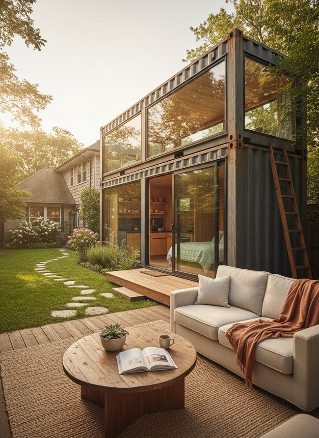Chic Container Home Conversion