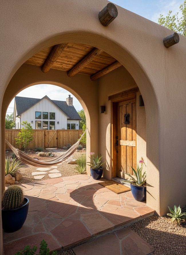 Southwestern Adobe Archway