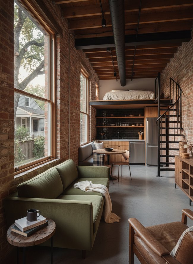 Industrial Chic Micro Studio