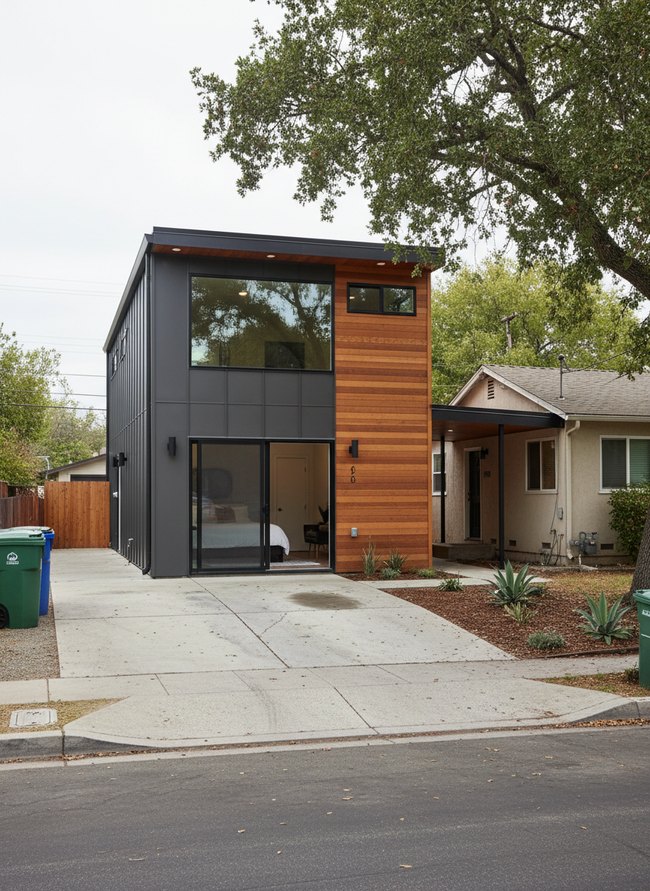 Sleek Contemporary Garage ADU