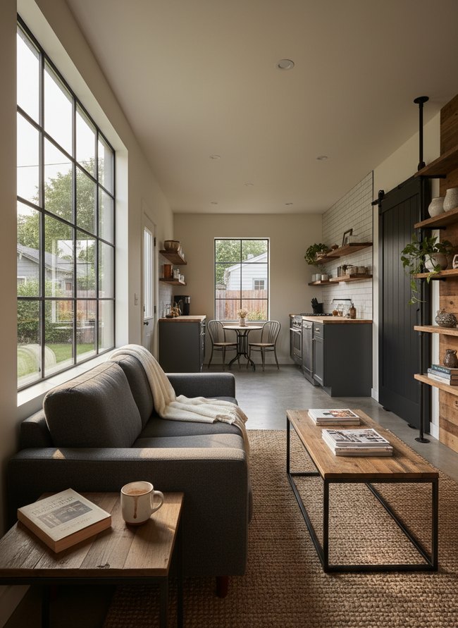 Industrial Modern Rental ADU