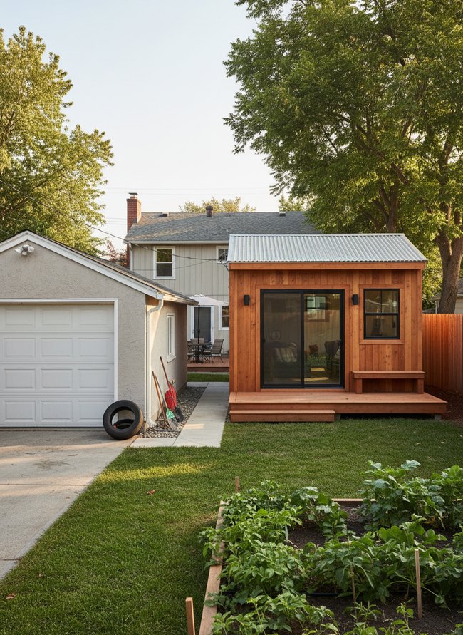 Backyard Shed ADU Build
