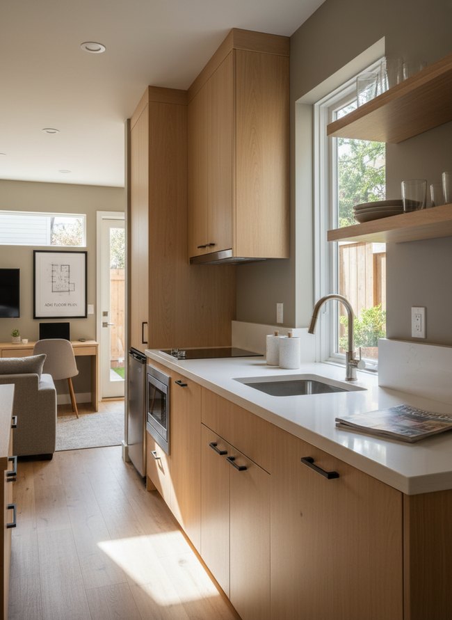 Linear Kitchenette Integration