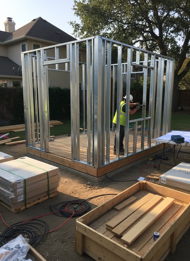Quick-Assembly Steel Frame