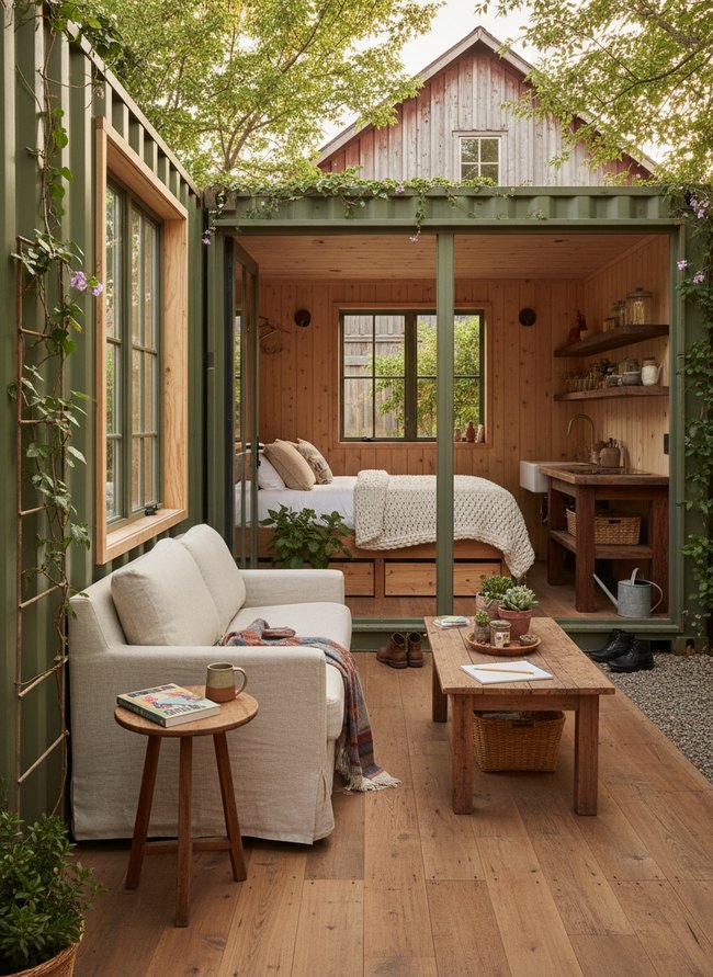Sustainable Farmhouse Guest Unit