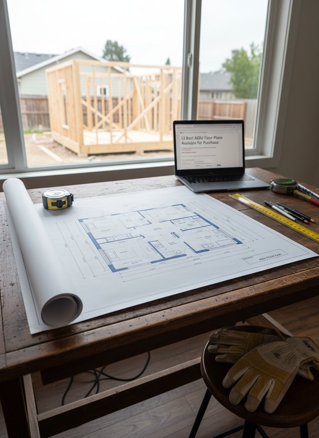 Minimalist Rental Unit Blueprint