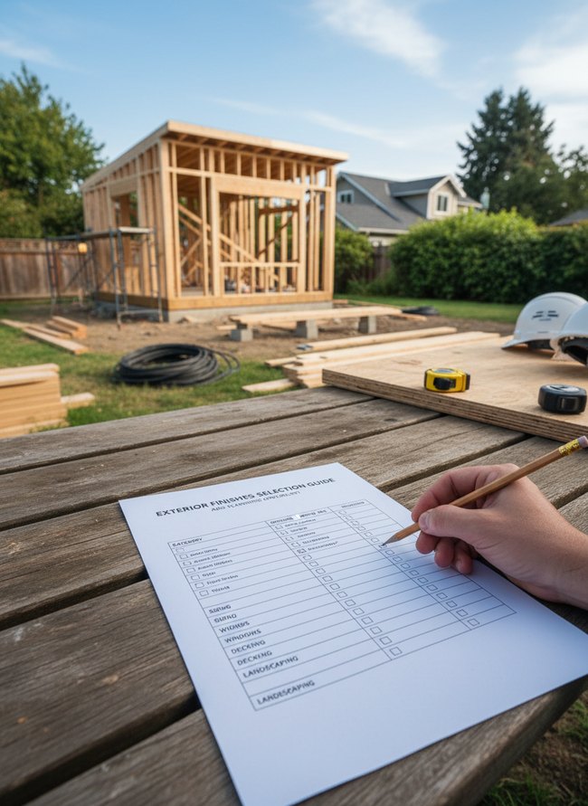 Exterior Finishes Selection Guide
