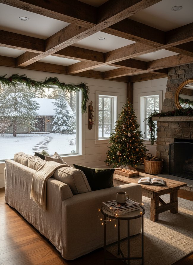 Elegant Barn Snowfall Stay