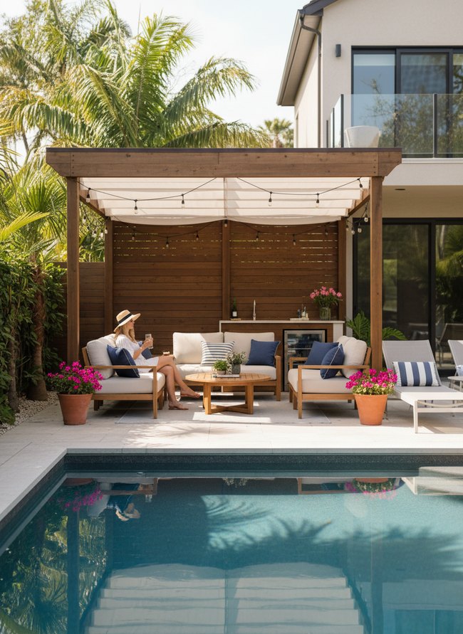 Poolside Cabana Haven