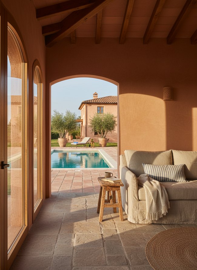 Mediterranean Terracotta Tiny Home