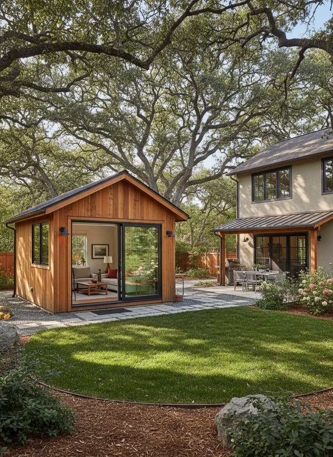 Detached Guest House Living