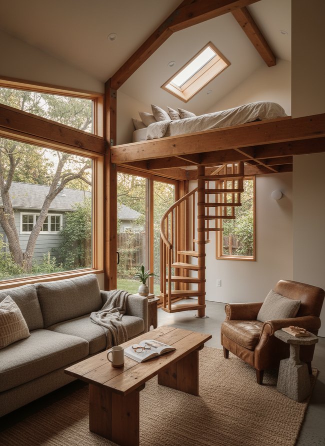 Skylight Access Loft Retreat