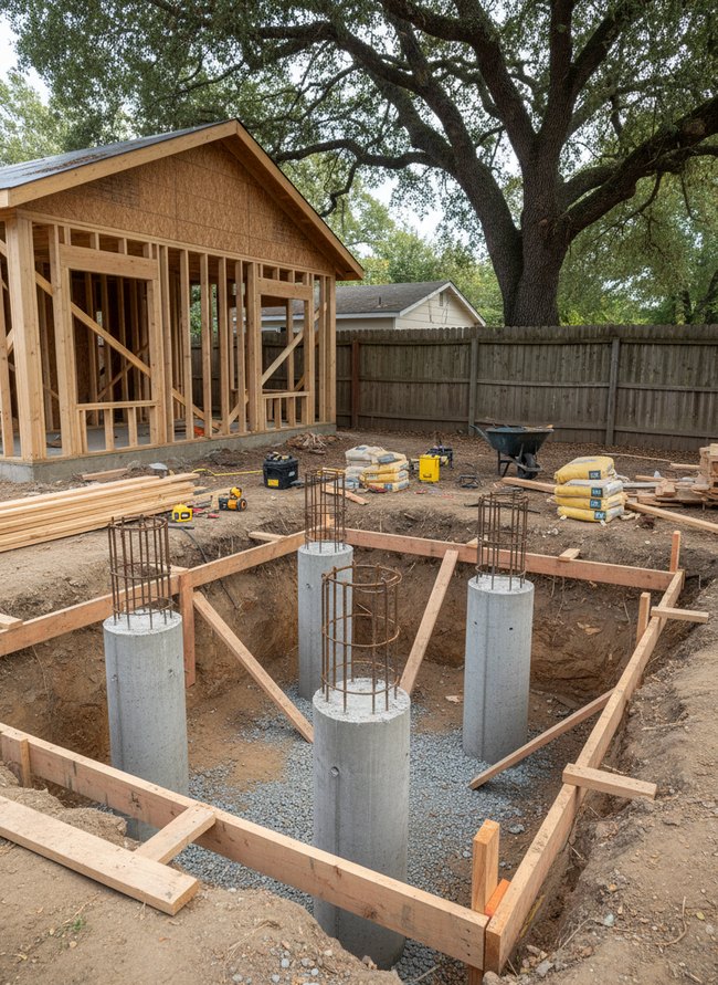 Deep Pile ADU Foundation