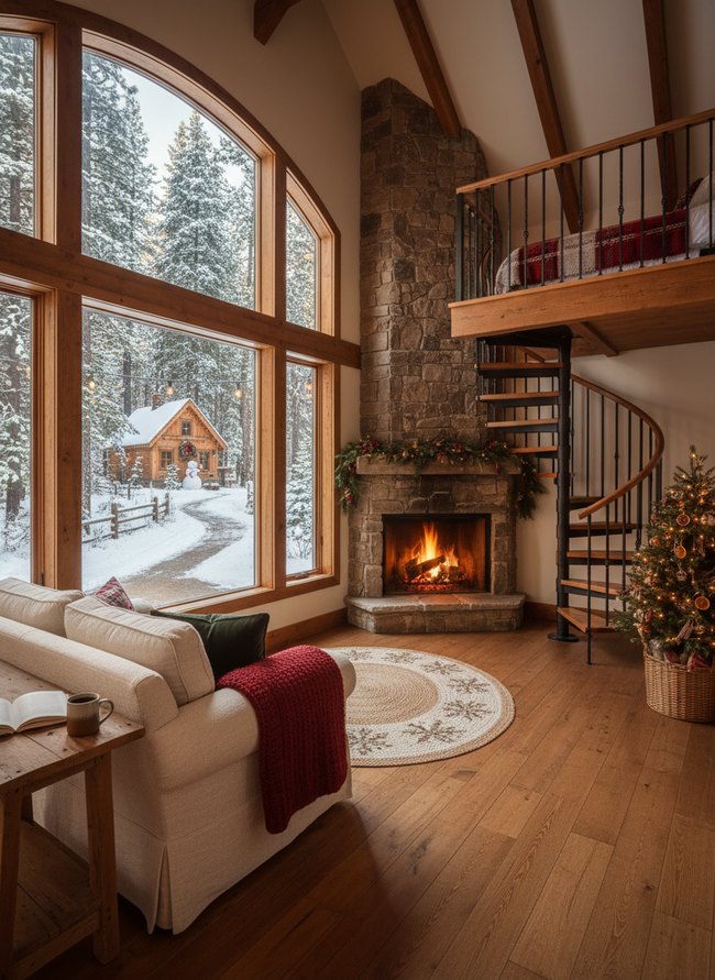 Whimsical Forest Holiday Loft