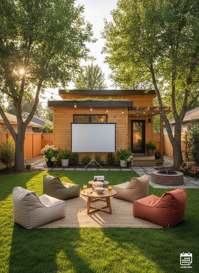 Outdoor Cinema Setup