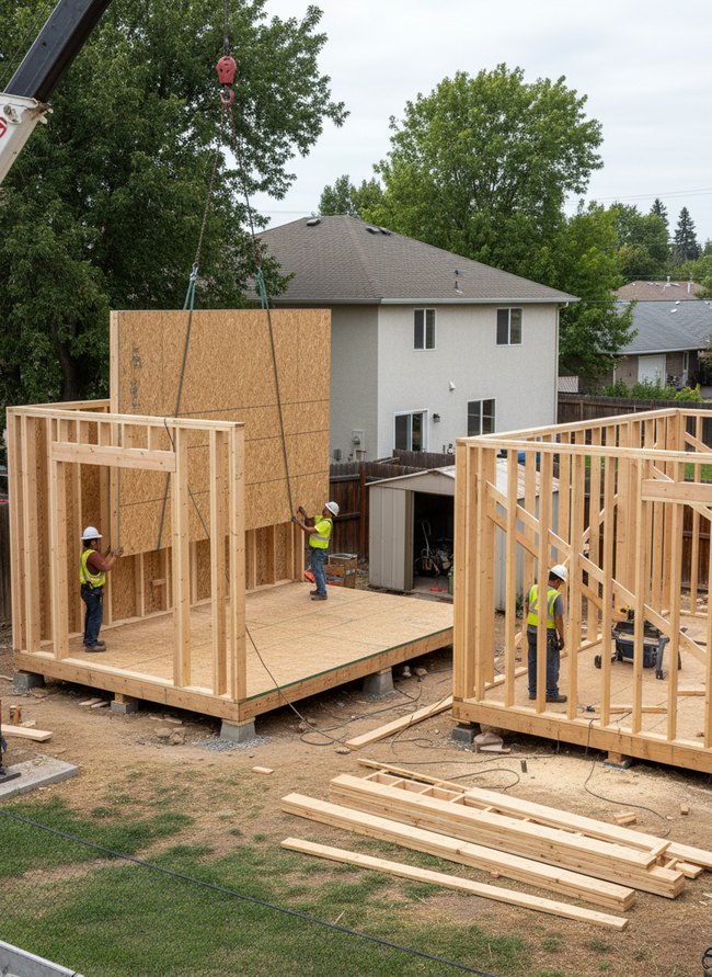 Panelized Structure Installation