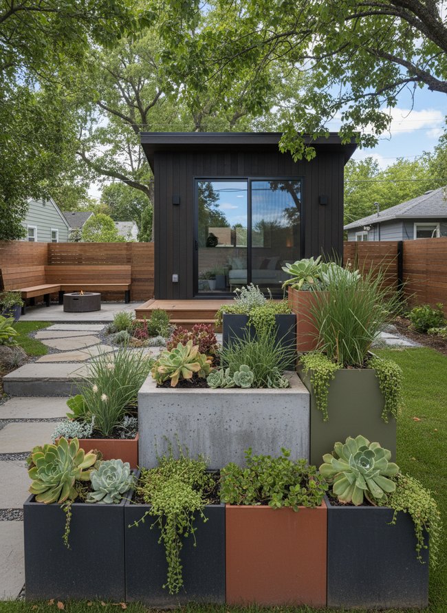 Contemporary Geometric Planters