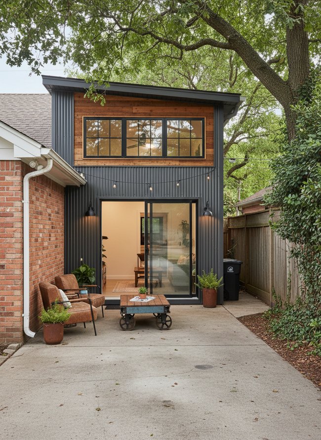Industrial Chic Garage ADU