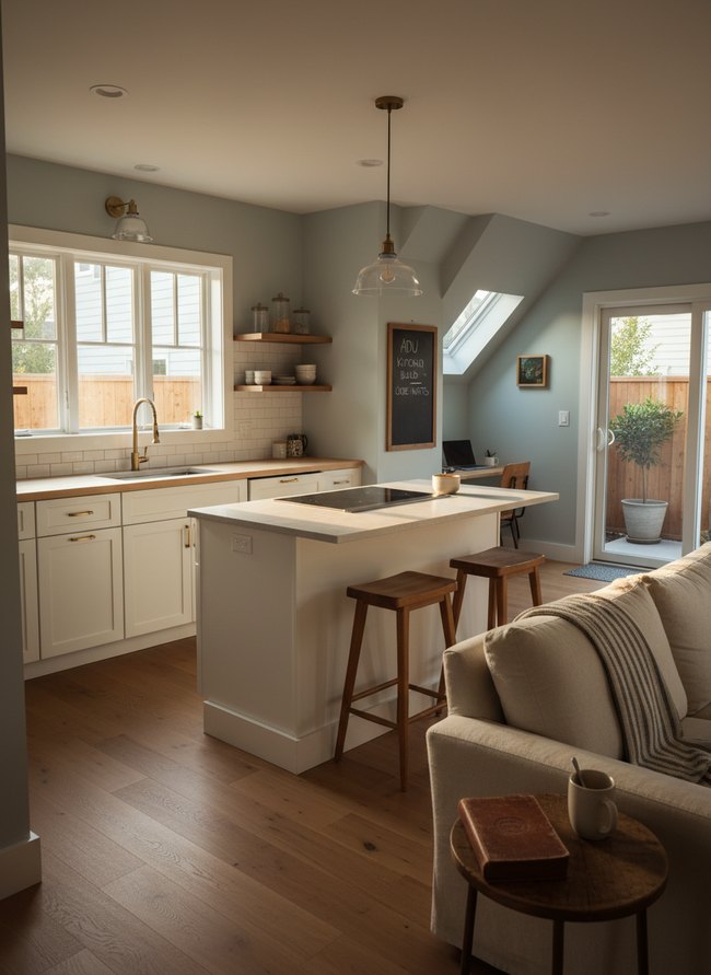 Island Style Compact Kitchen