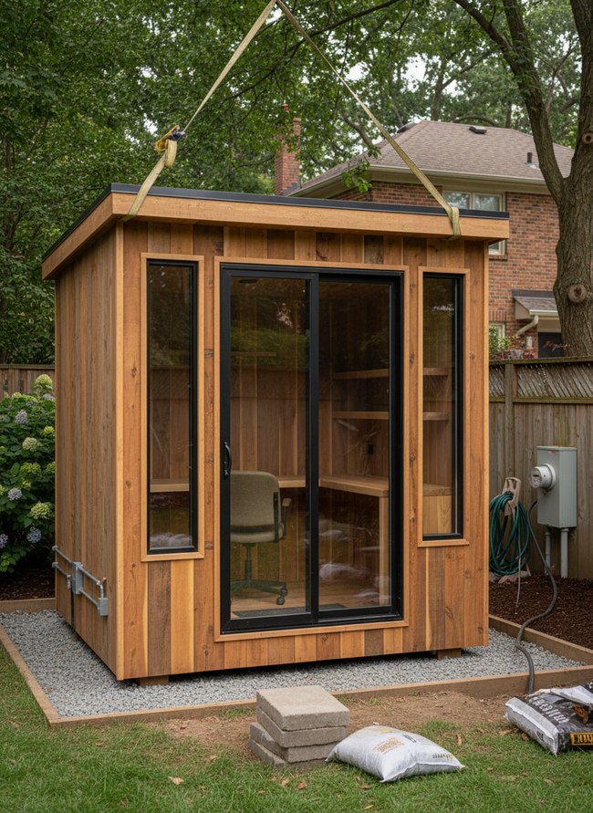 Rustic Cedar Study Pod