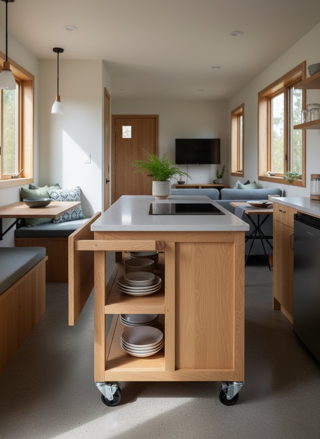 Rolling Kitchen Island