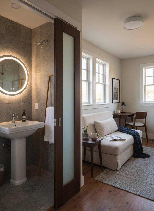 Pocket Bathroom Privacy